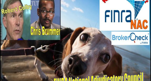 FINRA MEMBERSHIP, DOG ON A LEASH, FINRA NAC EXPOSED